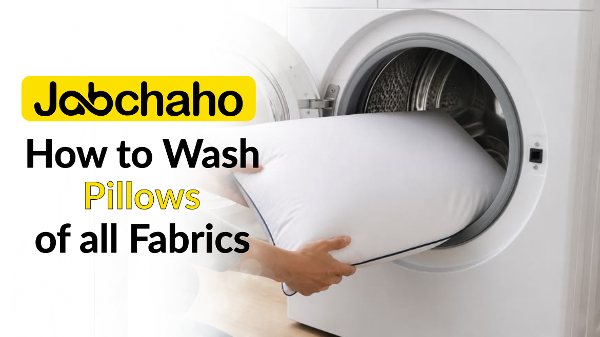 How to Wash Pillows of all Fabrics - Cotton, Feather & more